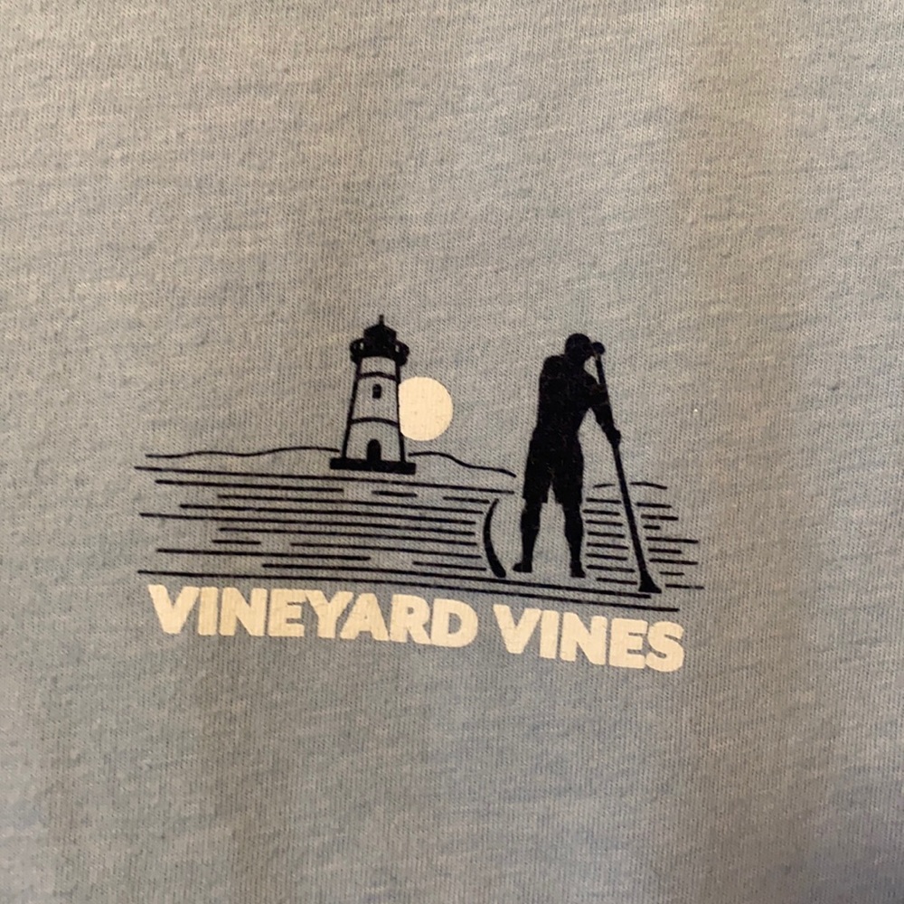 VINEYARD VINES SHORT SLEEVE BLUE ISLAND TEE